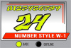 LAYERED NUMBER SET W-1